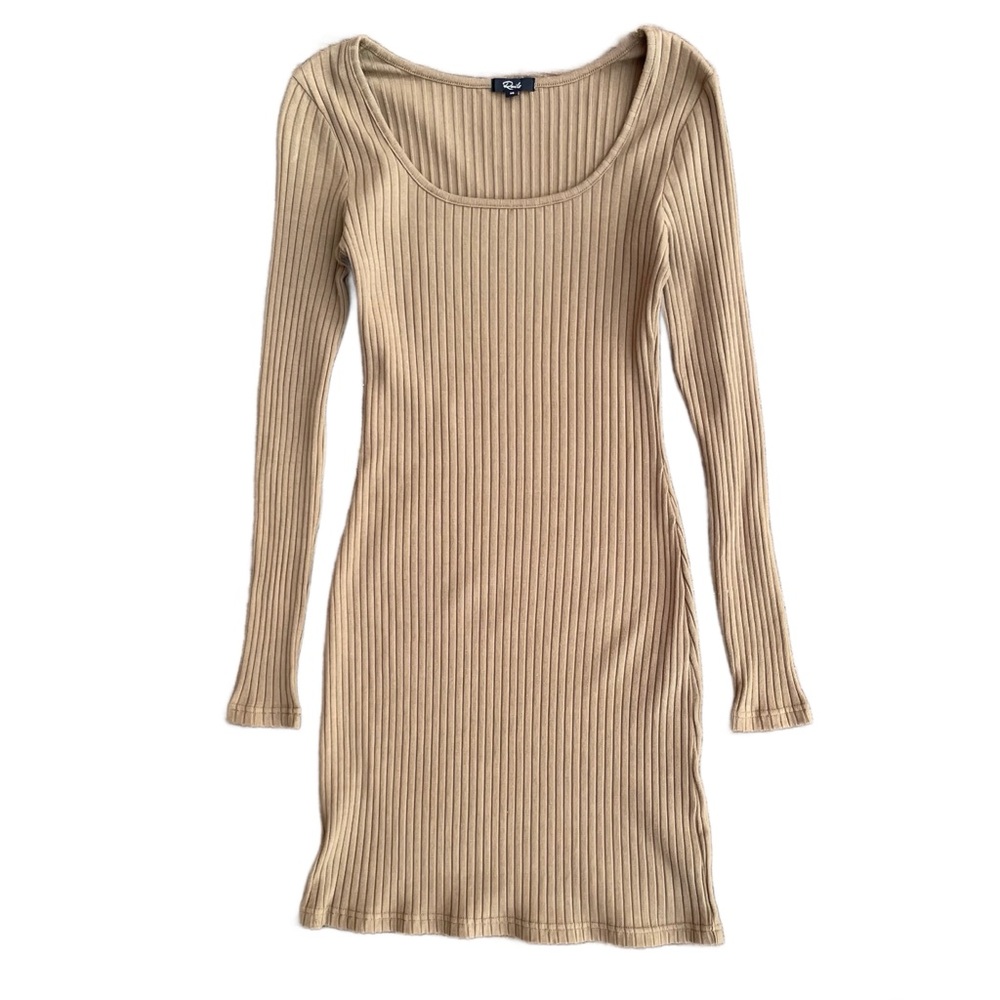 Rails Ribbed Knit Long Sleeve Sweater Dress XS